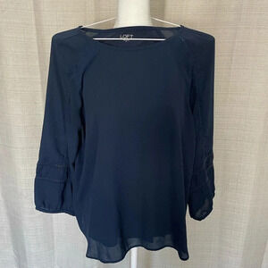 Women's LOFT Long Sleeve Blouse - Sz. L